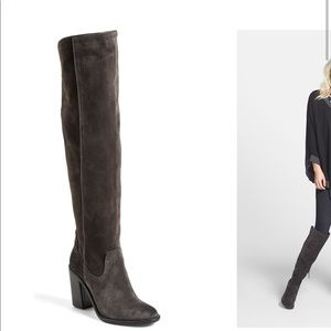 Dolce Vita Ohanna OTK Boots / Grey / Size 8